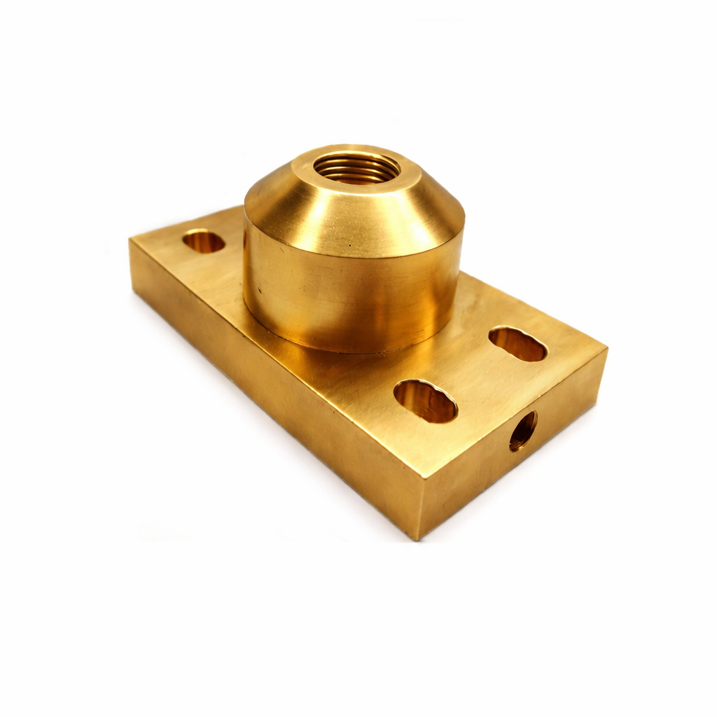 BASE ROSCADA DE BRONCE